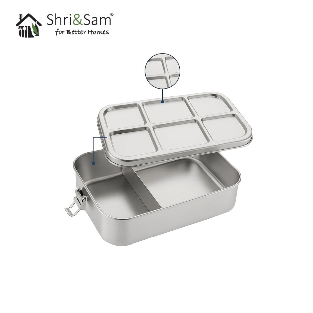 Stainless Steel 304 Lunch Box with Air Tight Lid