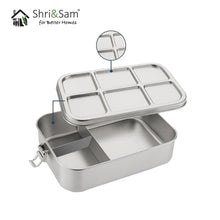 Stainless Steel 304 Lunch Box with Leak Proof 3 Compartments
