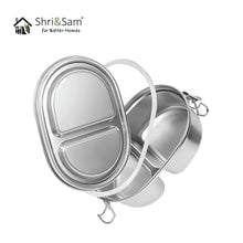 Stainless Steel 304 Oval Lunch Box with Clip Lock