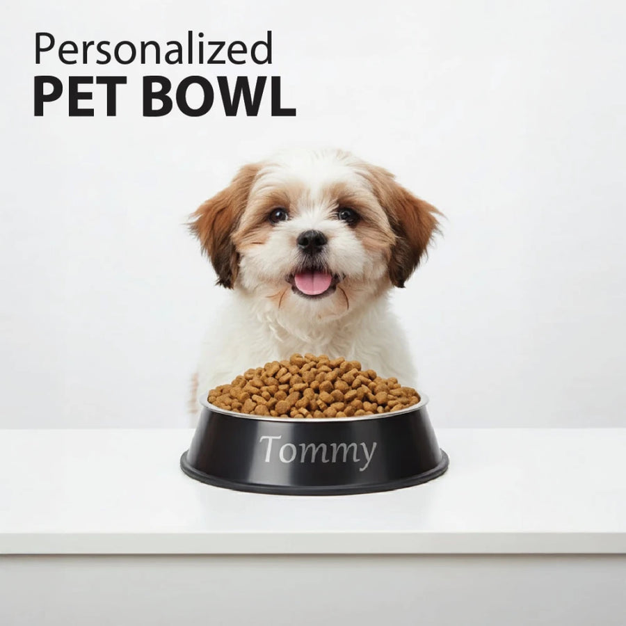 Stainless Steel Anti - Skid Dog Feeding Bowl