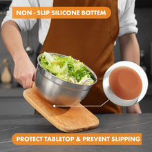 Stainless Steel Anti - Skid Mixing Bowl – Set of 3