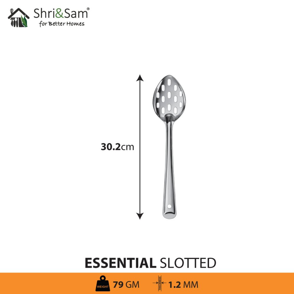 Stainless Steel Basting Spoon Slotted Essential