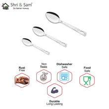 Stainless Steel Basting Spoon Solid Impressa Hammered