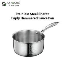 Stainless Steel Bharat Triply Hammered Sauce Pan