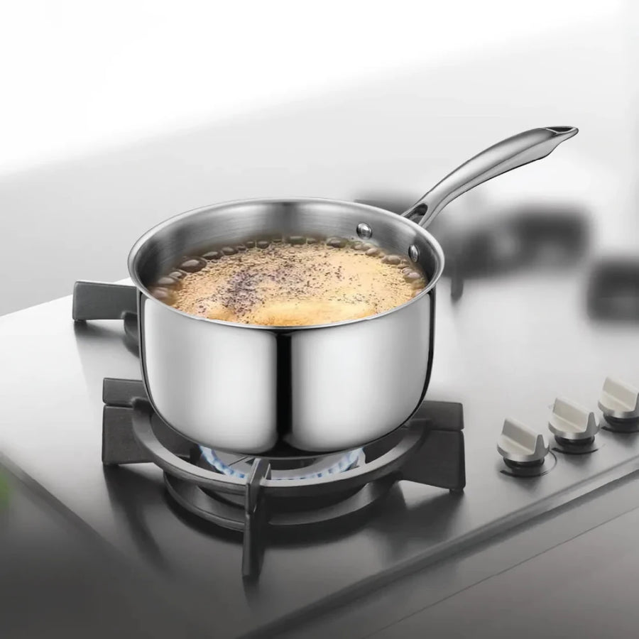 Stainless Steel Bharat Triply Sauce Pan