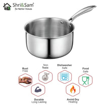 Stainless Steel Bharat Triply Sauce Pan
