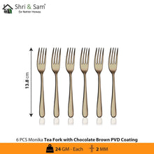 Stainless Steel Cutlery with Chocolate Brown PVD Coating Monika