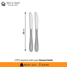 Stainless Steel Cutlery with Laser 6 Jasmine