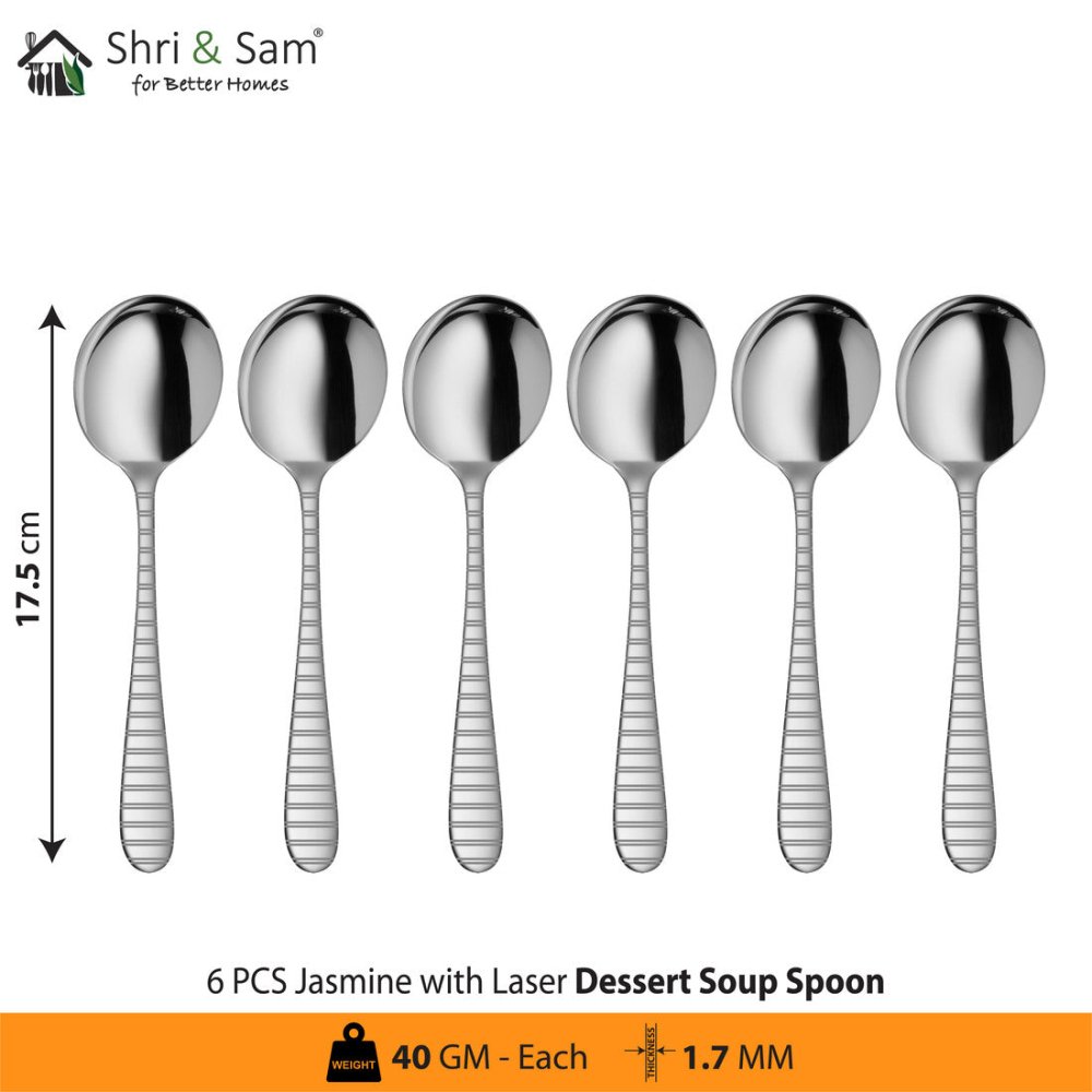 Stainless Steel Cutlery with Laser 7 Jasmine