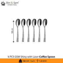 Stainless Steel Cutlery with Laser GSW Shiny