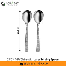 Stainless Steel Cutlery with Laser GSW Shiny