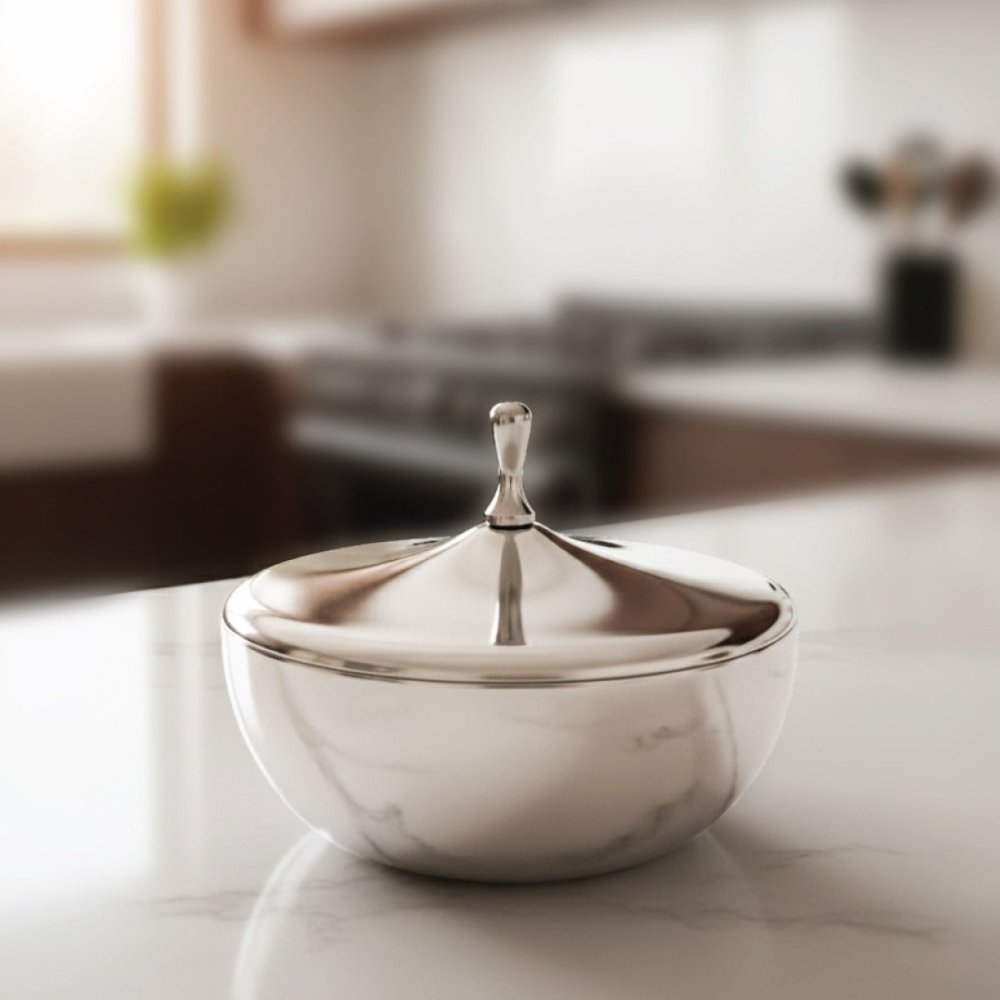 Stainless Steel Double Wall Serving Donga Nifty - 19 CM