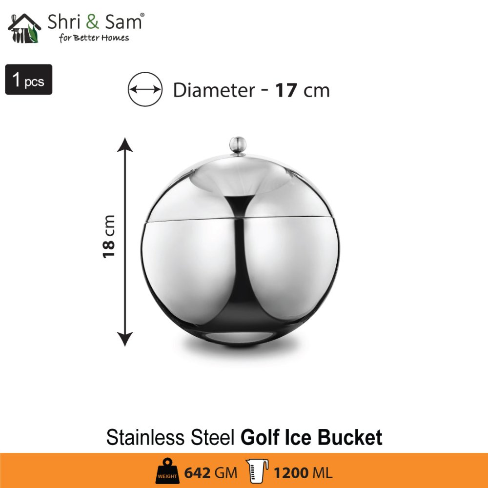 Stainless Steel Golf Ice Bucket
