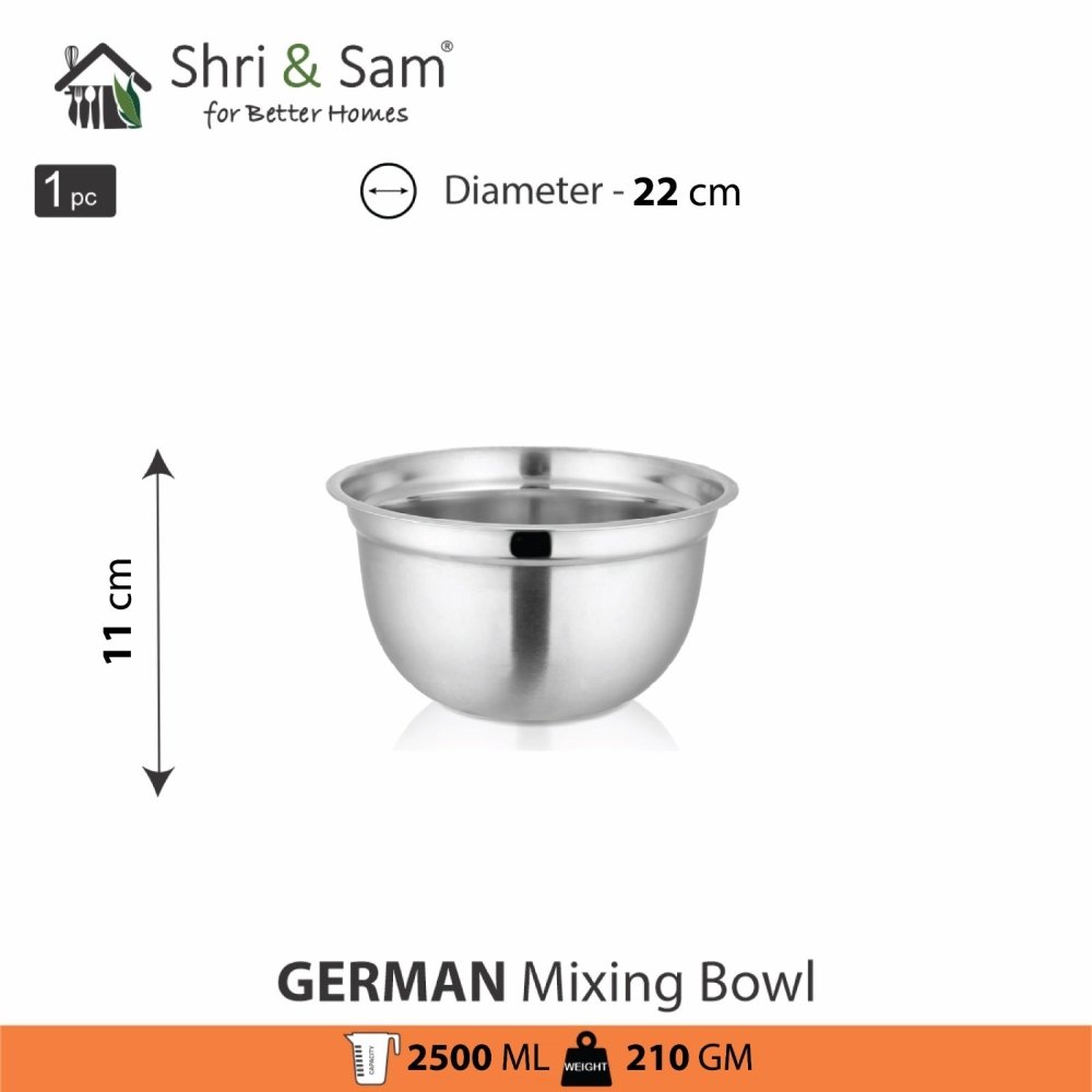 Stainless Steel Mixing Bowl German