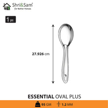 Stainless Steel Oval Spoon Essential
