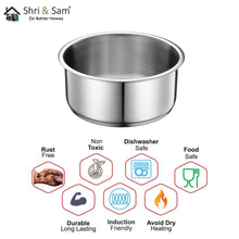 Stainless Steel Patila with Sandwich Bottom