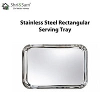 Stainless Steel Rectangular Serving Tray