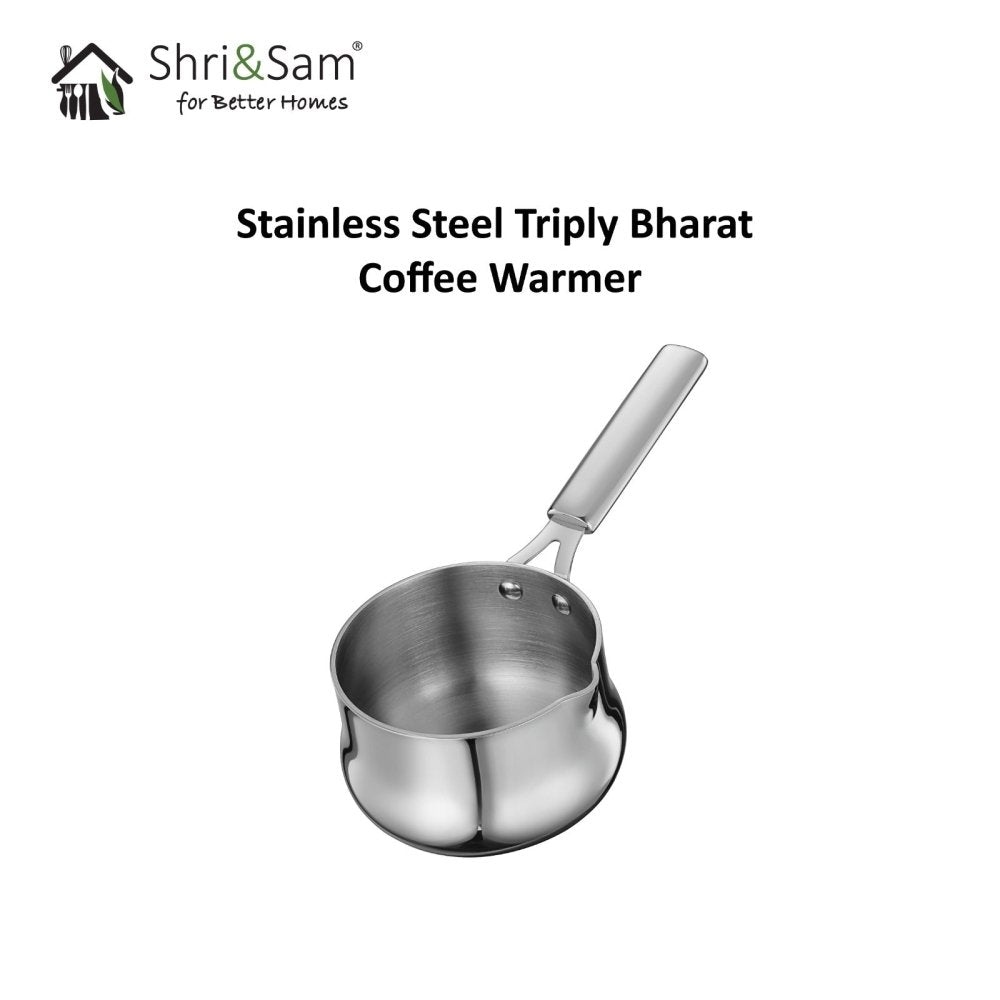 Stainless Steel Triply Bharat Coffee Warmer