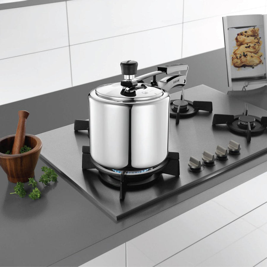Stainless Steel Triply Bharat Pressure Cooker