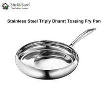 Stainless Steel Triply Bharat Tossing Fry Pan