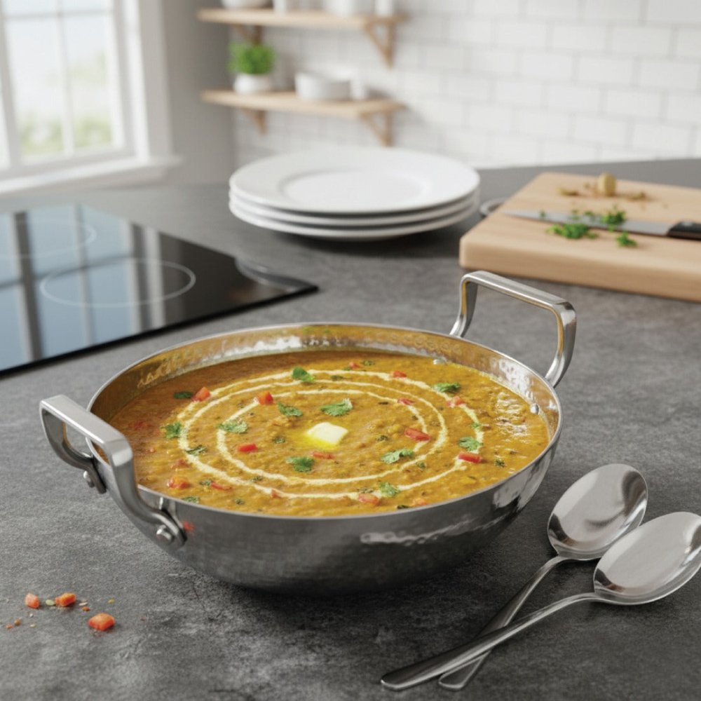 Stainless Steel Triply Hammered Cookware Set of 3 PCS