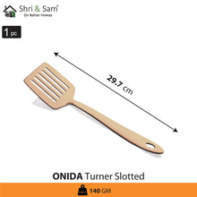Stainless Steel Turner Slotted with Rose Gold PVD Coating Onida