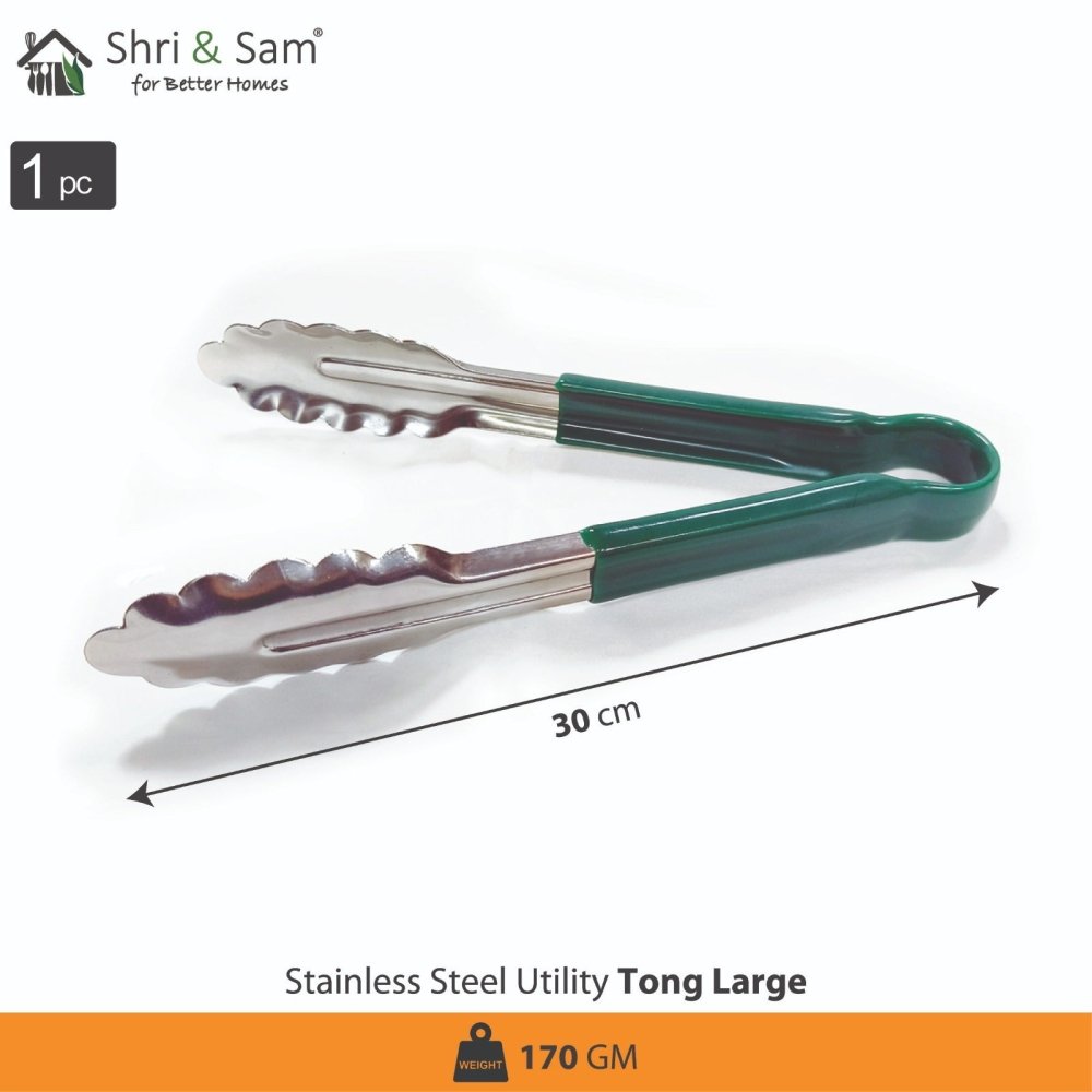 Stainless Steel Utility Tong Large