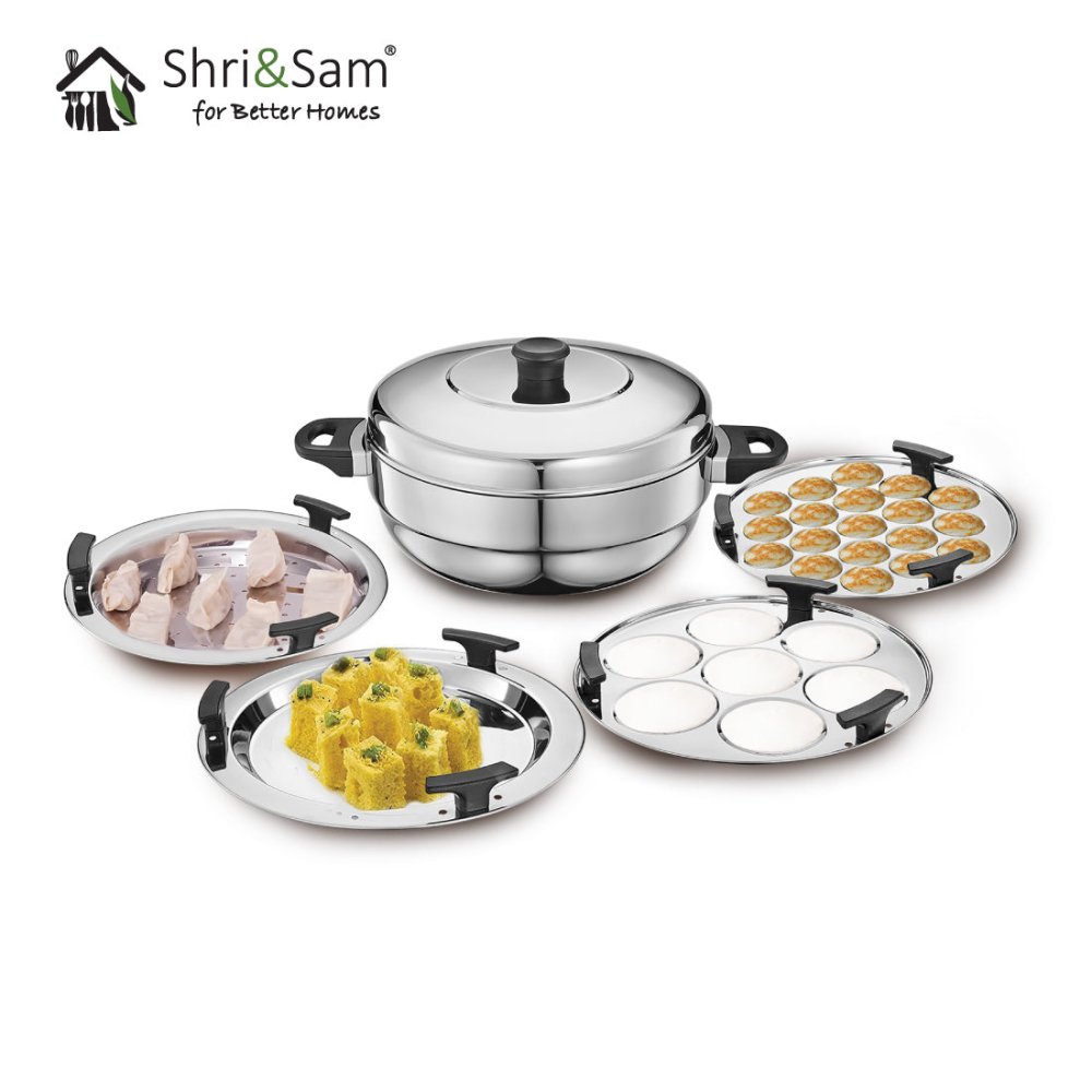 Triply Idly & Multi - Purpose Steamer