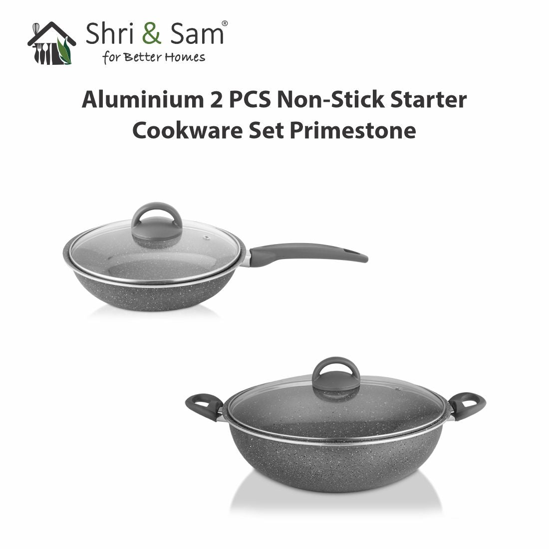 Aluminium 2 PCS Non-Stick STARTER Cookware Set Primestone