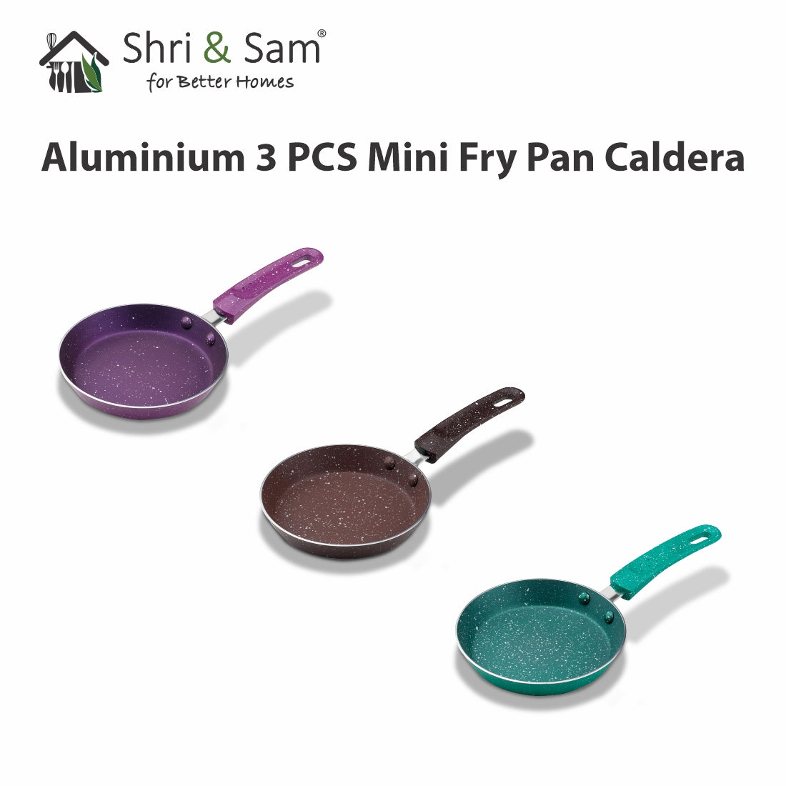 Aluminium 3 PCS Mini Fry Pan Caldera