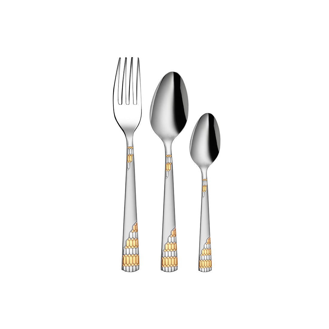 Jagdamba Cutlery Pvt Ltd. Cutlery 18 PCS Cutlery Set (without knife) - Lavish