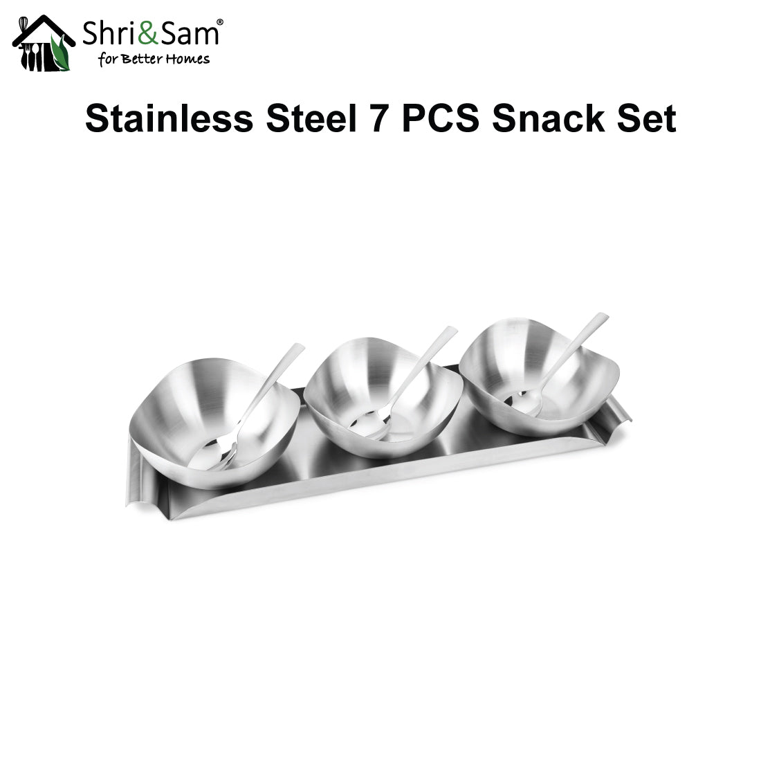 Stainless Steel 7 PCS Snack Set
