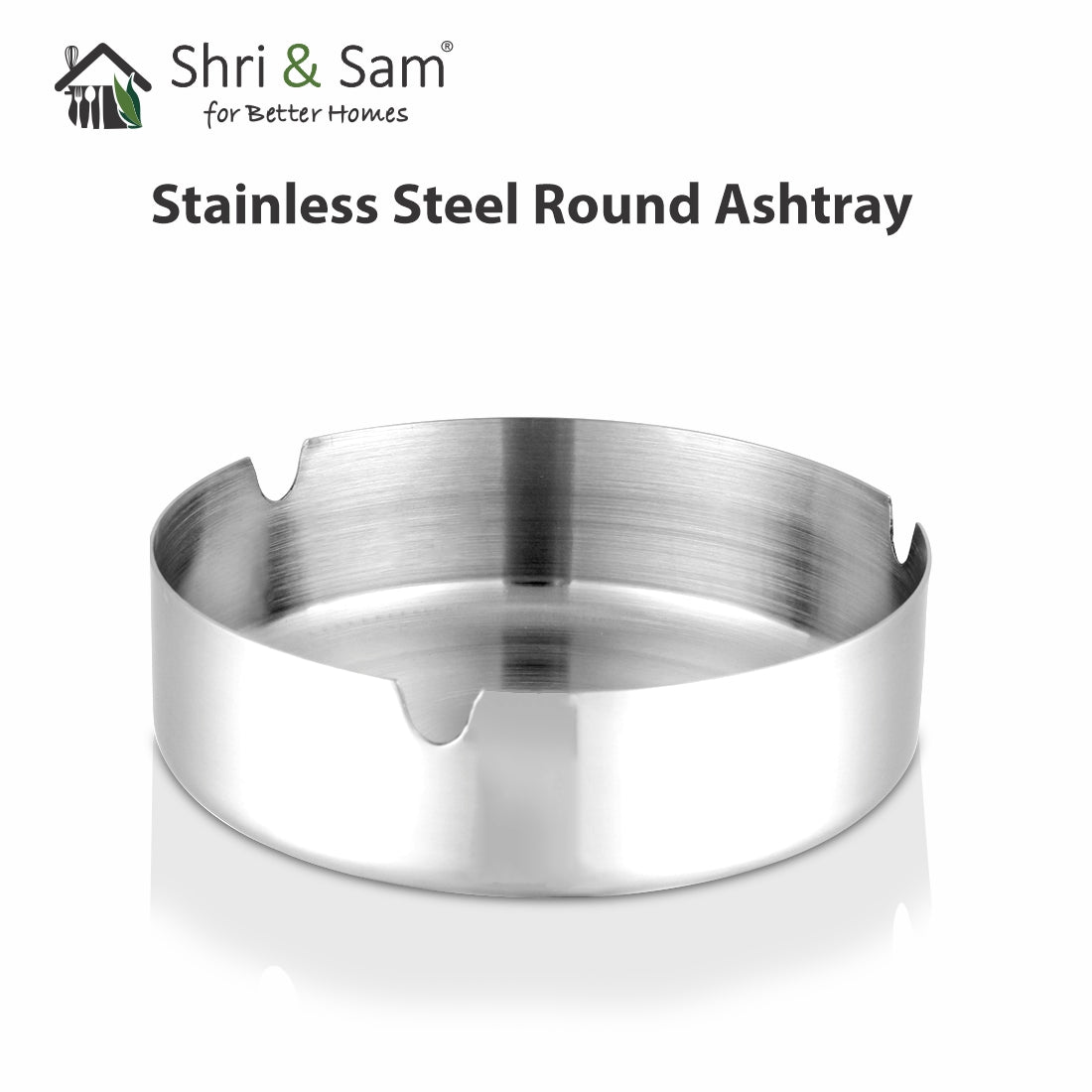 Stainless Steel Round Ashtray