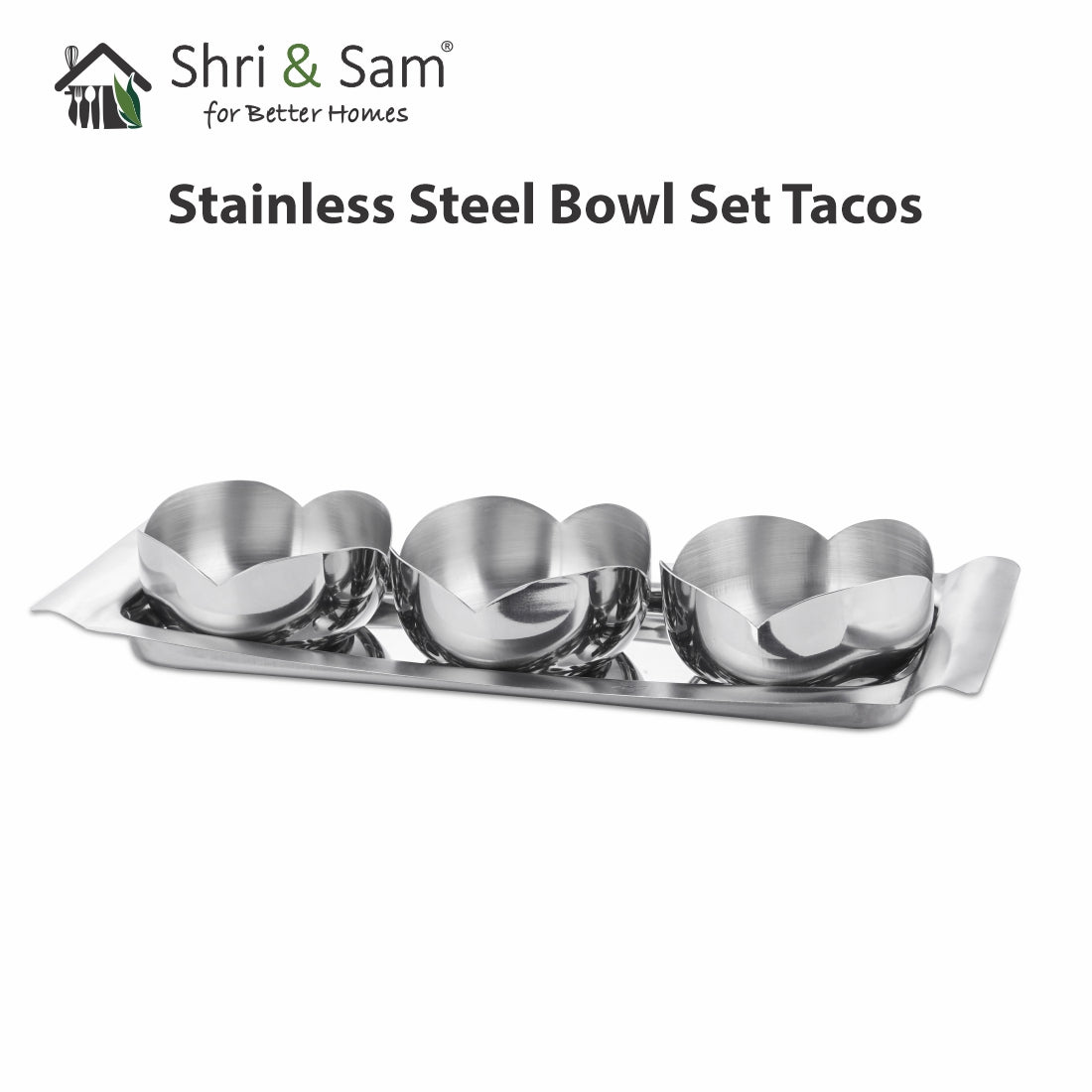 Stainless Steel Bowl Set Tacos