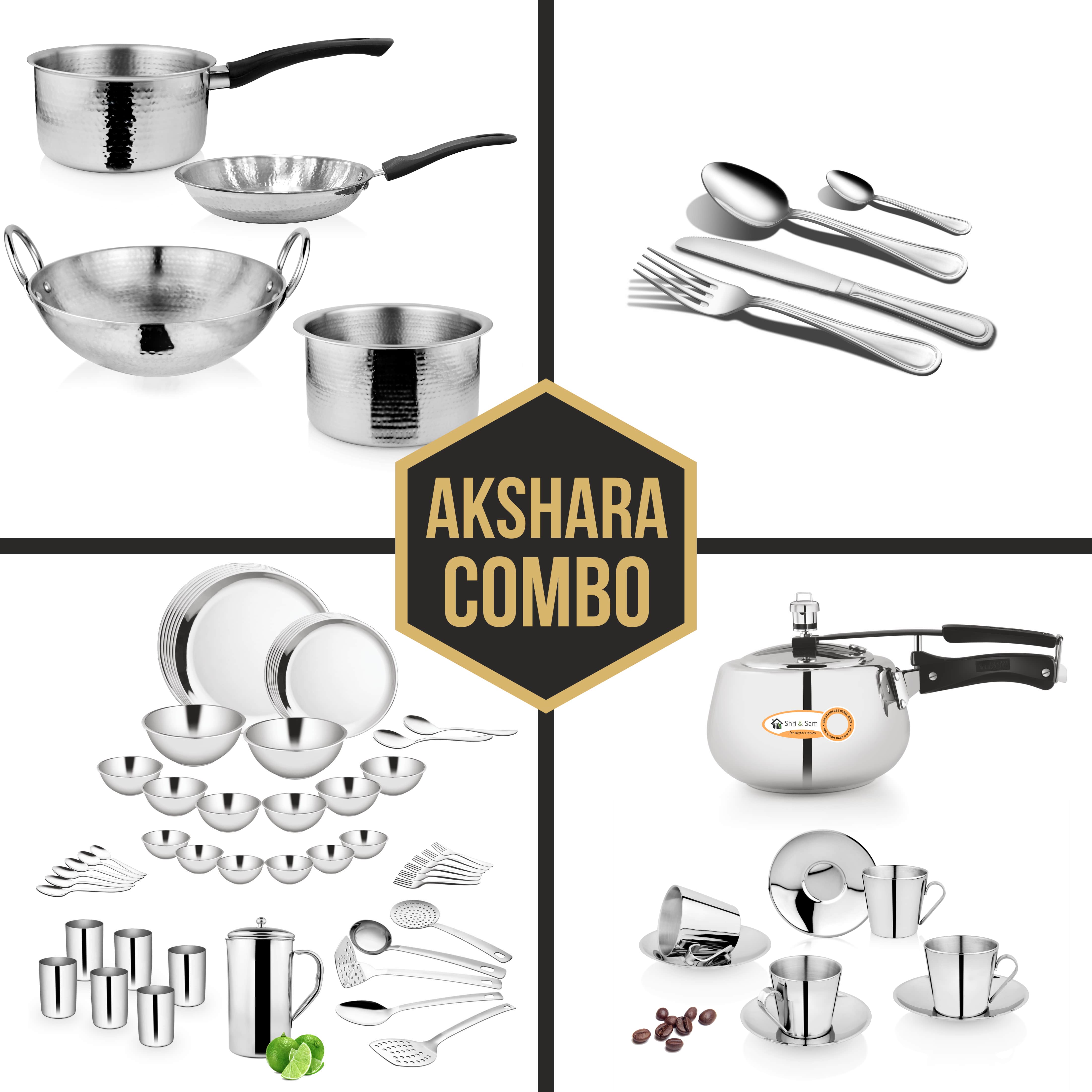 Stainless Steel Combo Akshara