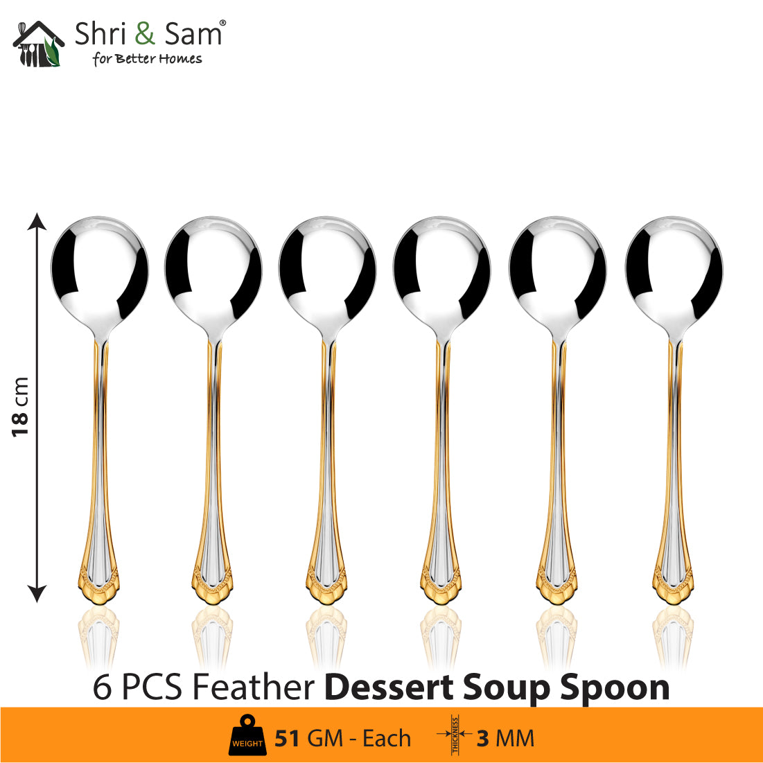 Stainless Steel Cutlery Feather