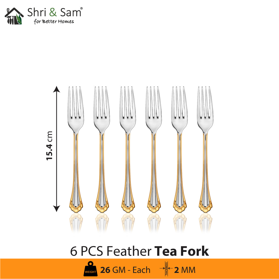 Stainless Steel Cutlery Feather