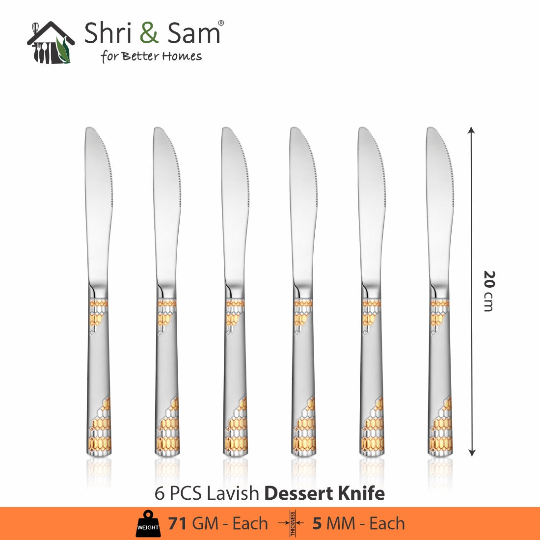 Stainless Steel 24 PCS Cutlery Set Lavish