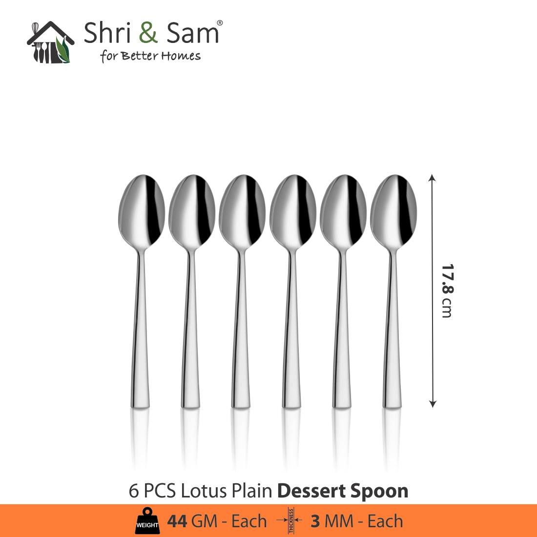 Stainless Steel Cutlery Lotus Plain