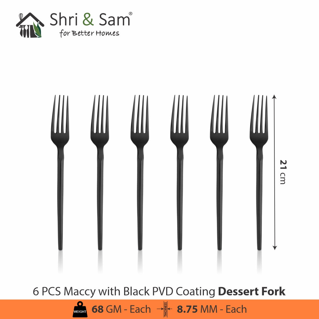 Stainless Steel 24 PCS Cutlery Set with PVD Coating Maccy
