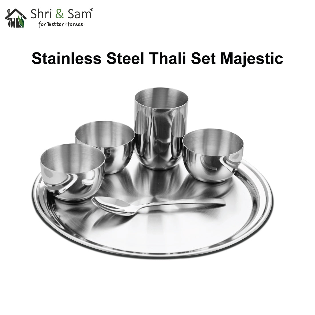 Stainless Steel Thali Set Majestic