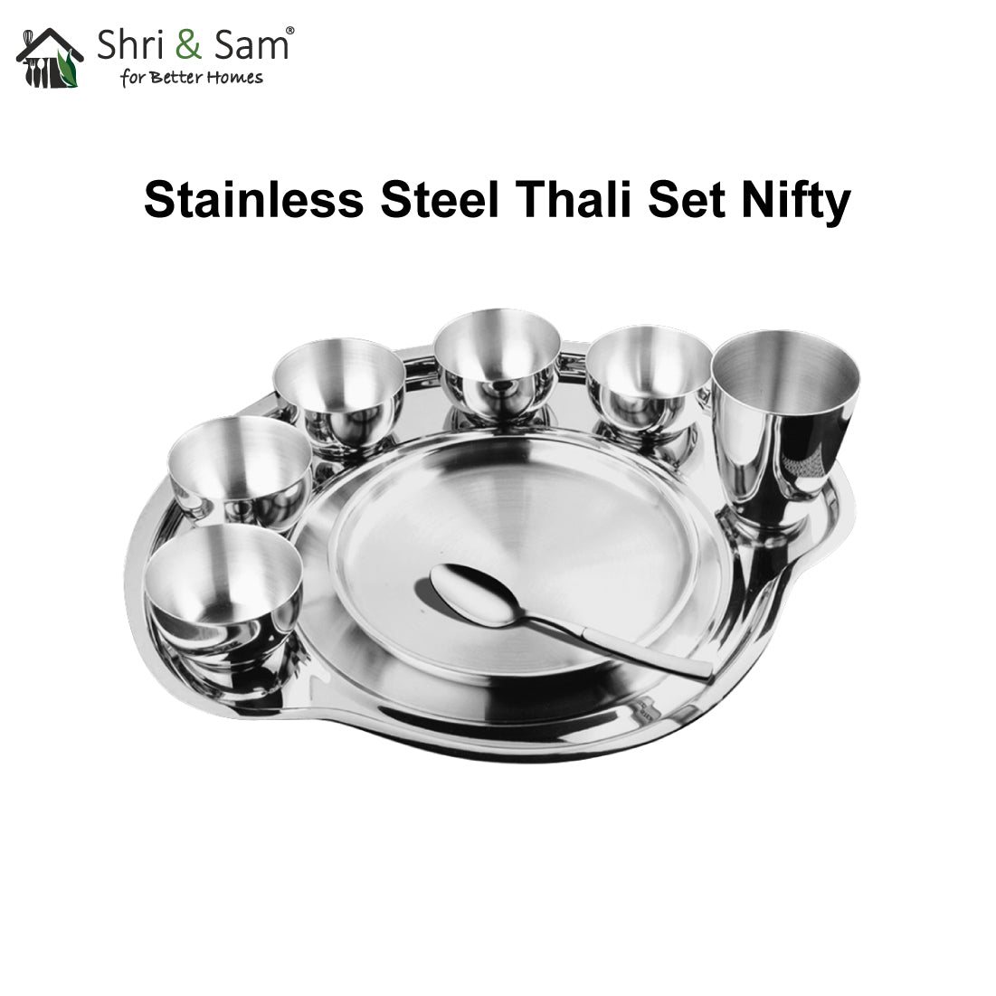 Stainless Steel Thali Set (1 Person) Nifty
