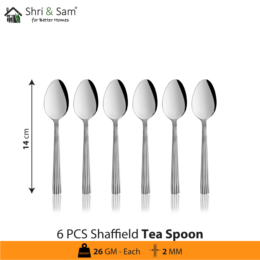 Jagdamba Cutlery Pvt Ltd. Cutlery 24 PCS Cutlery set- Shaffield