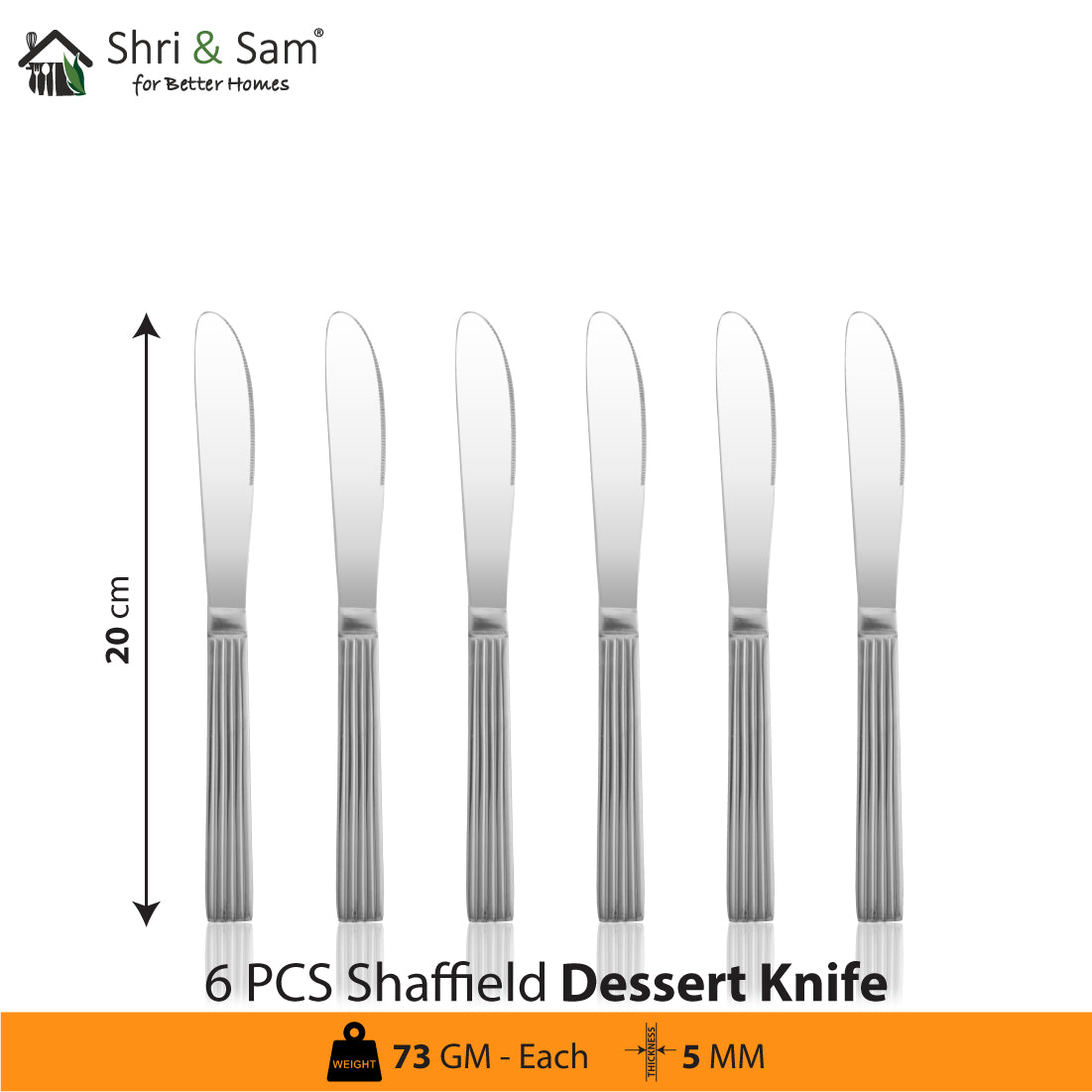 Stainless Steel 24 PCS Cutlery Set Shaffield