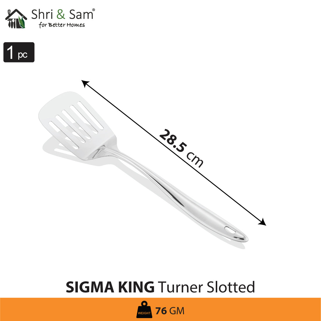 Stainless Steel Turner Slotted Sigma King