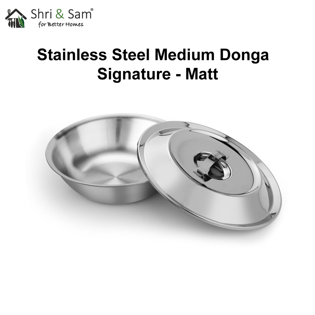 Stainless Steel Medium Donga Signature - Matt