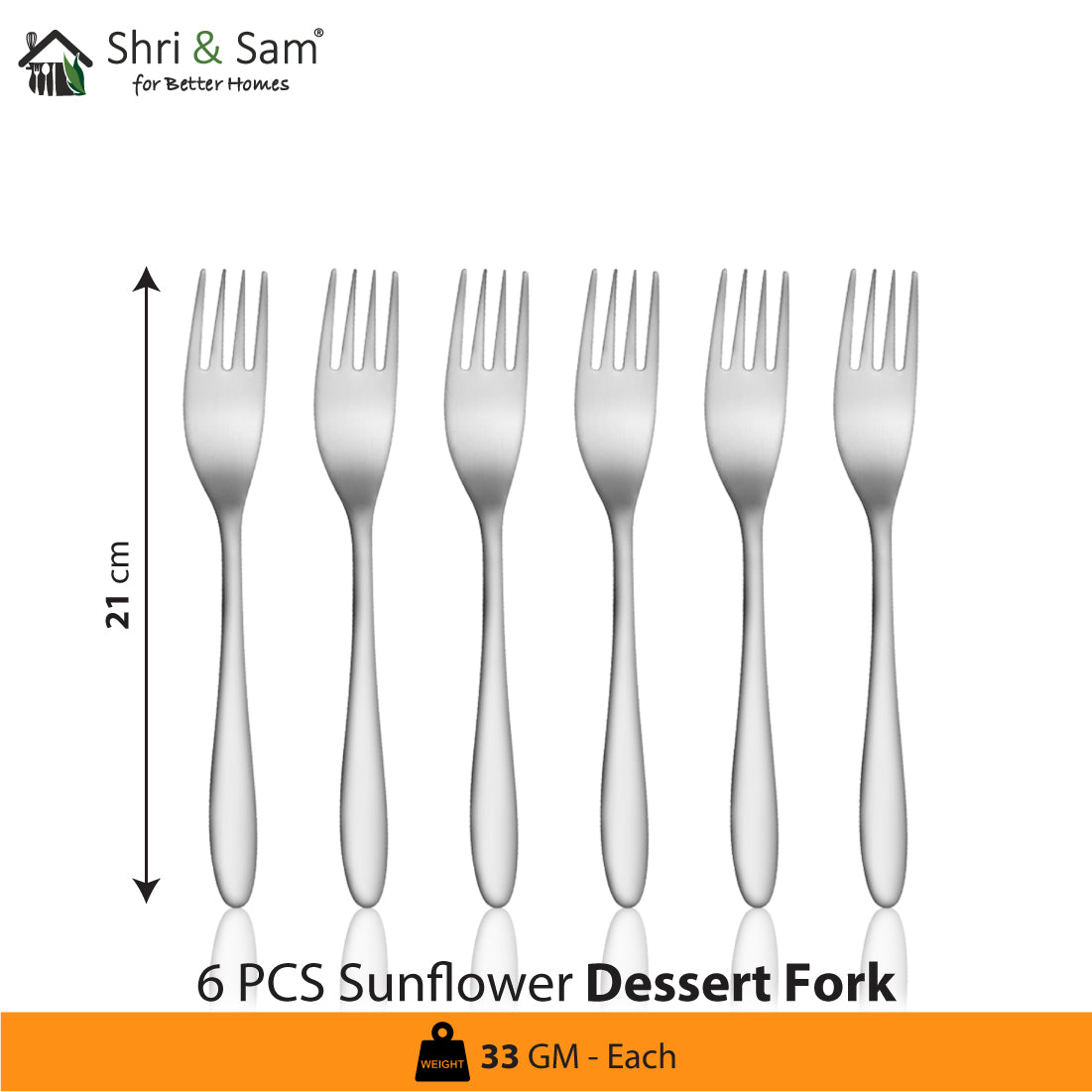 JAGDAMBA CUTLERY LIMITED Cutlery 24 PCS Cutlery set- Sunflower