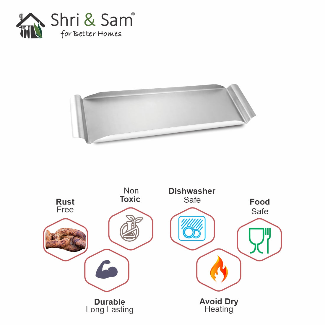 Stainless Steel Serving Tray Rio