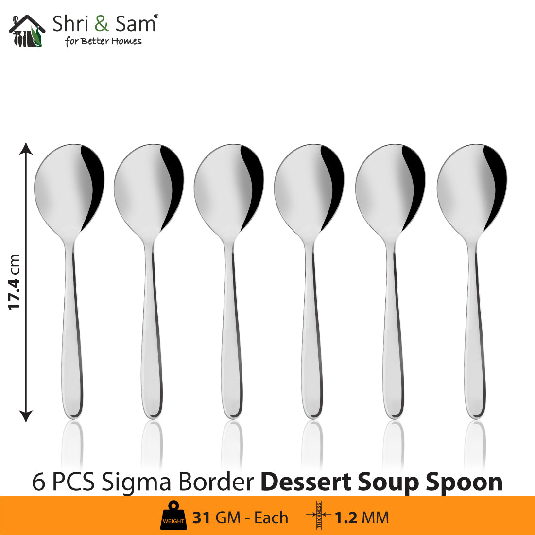 Stainless Steel Cutlery Sigma Border