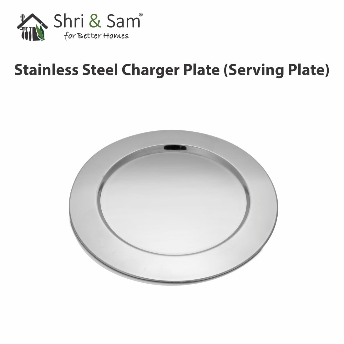 Stainless Steel Charger Plate (Serving Plate)